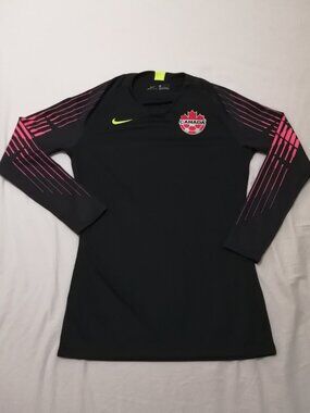 Team Canada Nike Dri-Fit Gardien II Long Sleeve Goalkeeper's Jersey